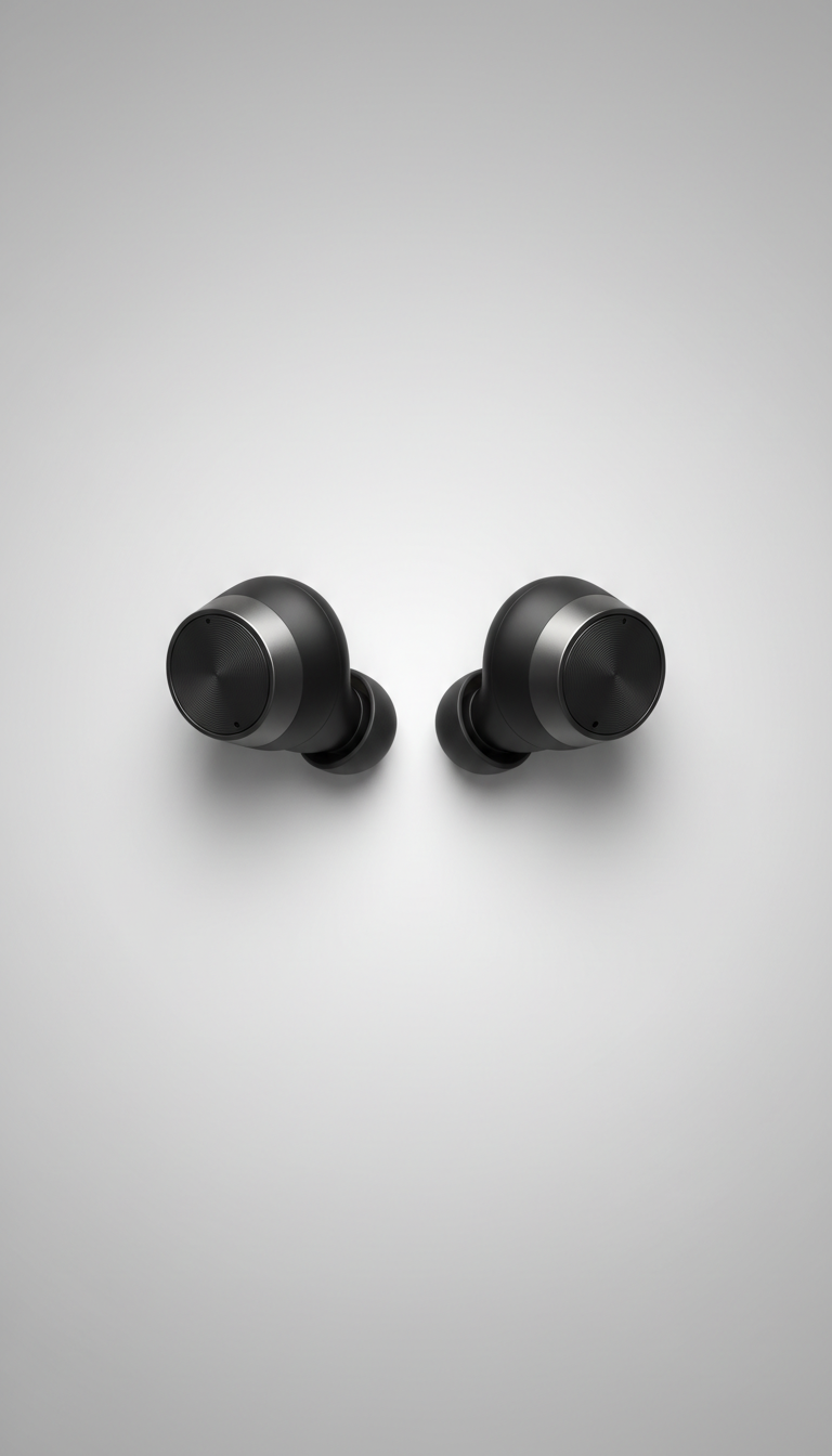 Auriculares negros con cancelación activa